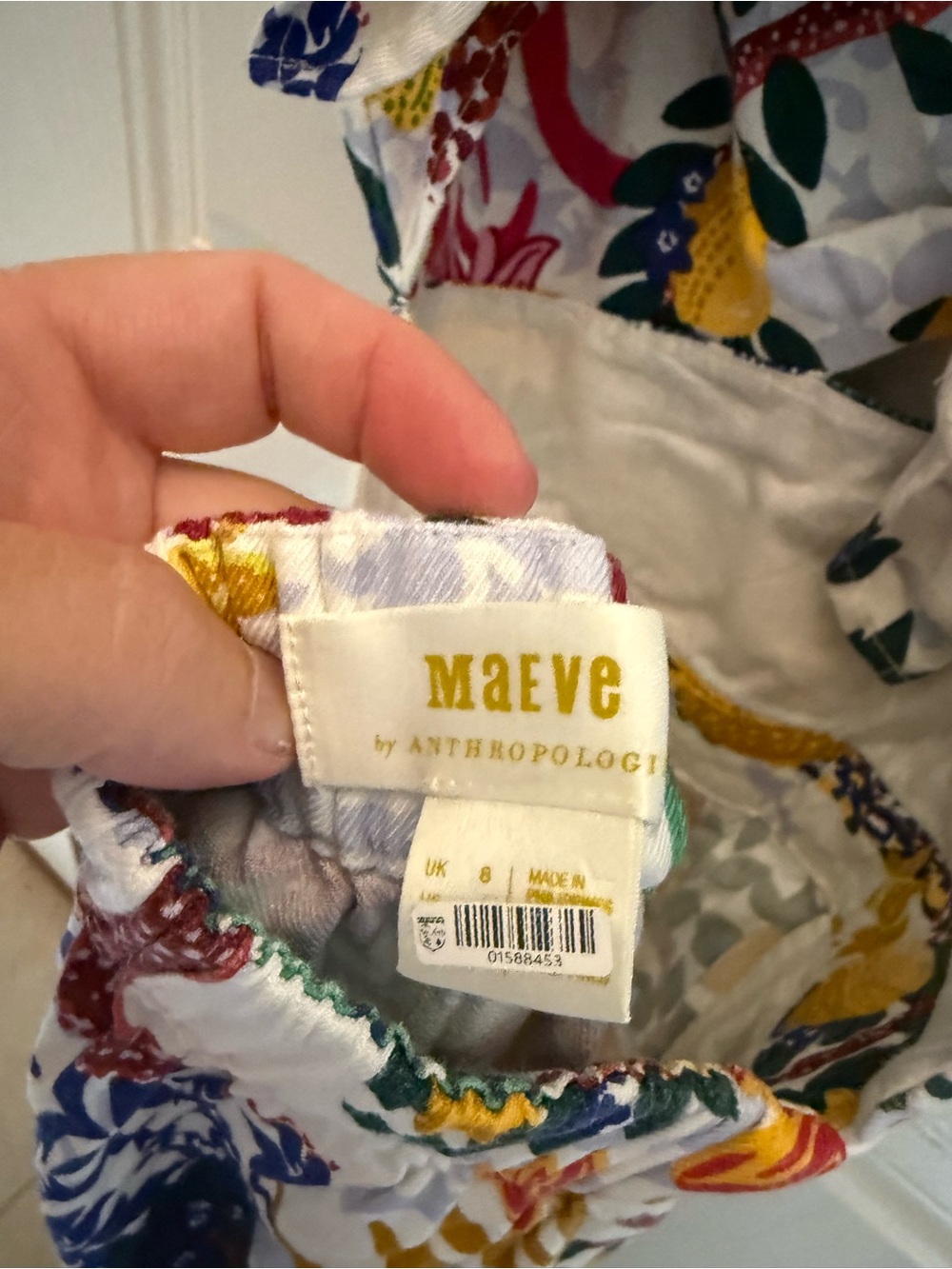Anthro Maeve cutout floral jumpsuit - Picture 10 of 10